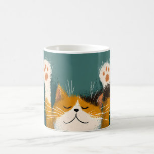 Cute Funny Cat Nap Coffee Mug
