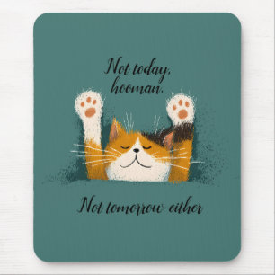 Cute Funny Cat Nap Mouse Mat