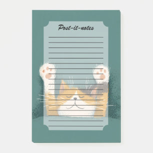 Cute Funny Cat Nap Post-it Notes