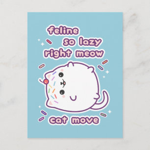 Cute Funny Cat Postcard