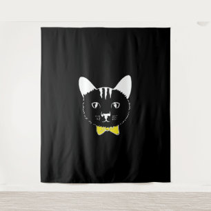 Cute funny cat tapestry