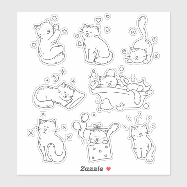 Cute funny cats (Sheet)
