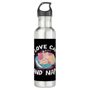 Cute funny Cats with Quote Cat-Lover 710 Ml Water Bottle
