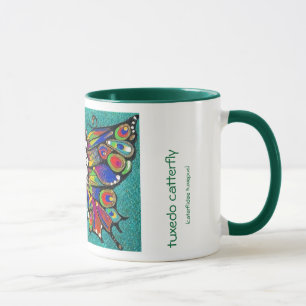 Cute Funny Catterfly Art CAT & Butterfly creature! Mug
