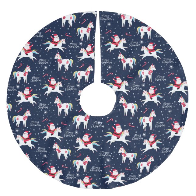 Cute/Funny Christmas Brushed Polyester Tree Skirt (Front)