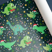 Cute Funny Christmas Dinosaurs