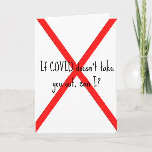Cute, Funny Covid Valentine's Card