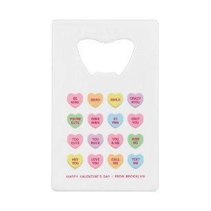 Cute funny custom conversation hearts Valentine's