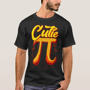 Cute Funny Cutie Pi Math Pie Butterfly Math Pun fr T-Shirt