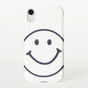 Cute Funny Dark Face Smile iPhone XR Case