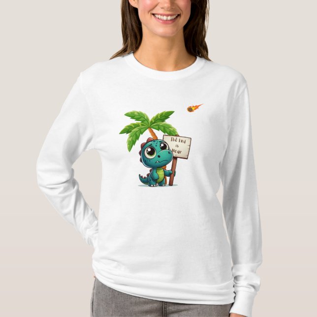 cute, funny dinosaur T-Shirt (Front)