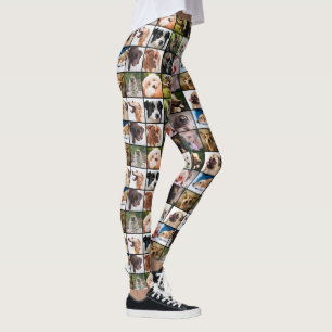 Cute & Funny Dogs Photo Collage leggings