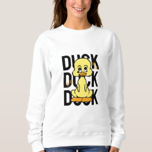 Cute Funny Duck Women’s Sweatshirt