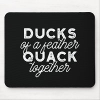 Cute Funny Ducks Puns Quote II Black Ver