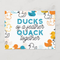 Cute Funny Ducks Puns Quote II