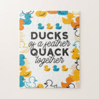 Cute Funny Ducks Puns Quote