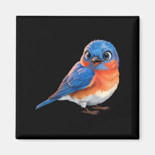 Cute Funny Eastern Bluebird Bird Lovers Magnet