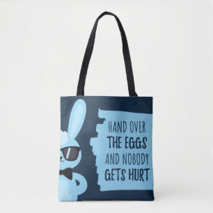 Cute Funny Egg hunt Tote Bag