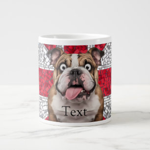 Cute Funny English BullDog Large Coffee Mug