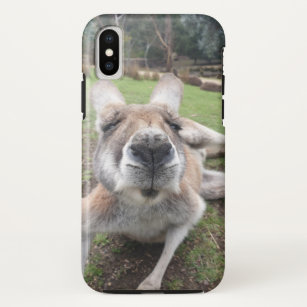 Cute Funny Face Kangaroo Kawaii Animal Photo Case-Mate iPhone Case