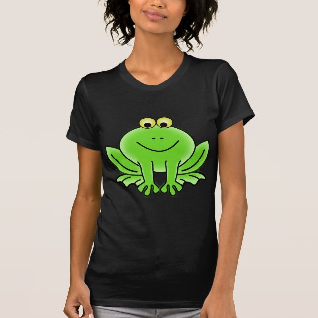 Cute Funny Frog T-Shirt (Front)