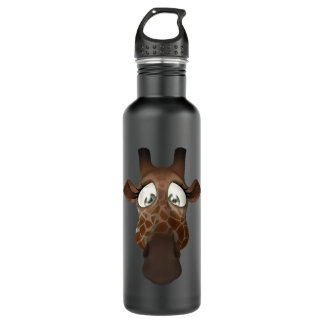 Cute Funny Giraffe Face 710 Ml Water Bottle