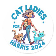Cute Funny Girly Childless Cat Lady Kamala Harris