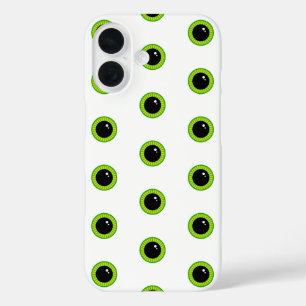 Cute Funny Green Eyes iPhone 16 Case