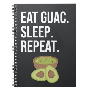 Cute Funny Guacamole Gifts Avocado Fiesta Healthy Notebook