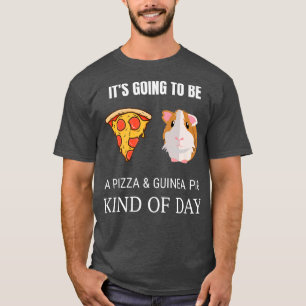 Cute & Funny Guinea Pig Lover  Pizza Lover Graphic T-Shirt