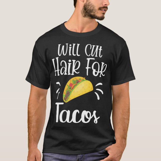 cute funny hairstylist hairdresser scissors shear T-Shirt (Front)
