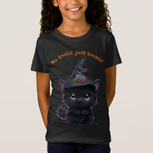 Cute funny Halloween black cat T-Shirt