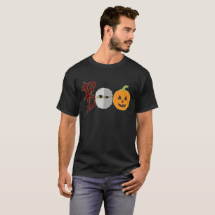 Cute Funny Halloween Boo Mummy Pumpkin T-Shirt