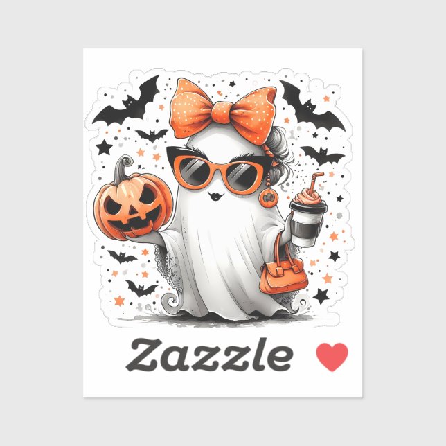 Cute Funny Halloween Ghost (Sheet)