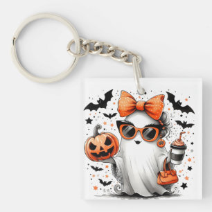 Cute Funny Halloween Ghost Key Ring