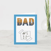 Cute Funny Handyman Dad Funny Birthday Card