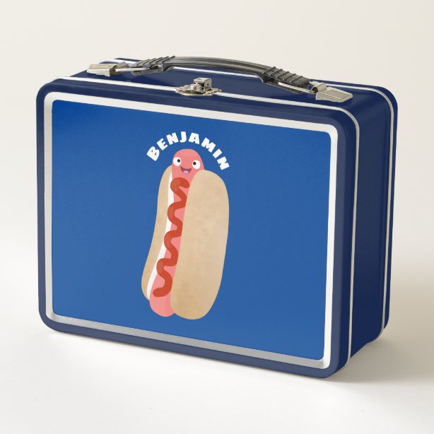 Hot Dogs Lunch Boxes Zazzle.co.uk