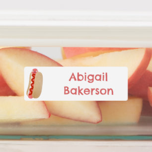 Cute funny hot dog Weiner cartoon personalised