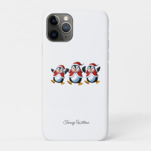 Cute Funny Humour Trendy Modern Merry Christmas iPhone 11 Pro Case