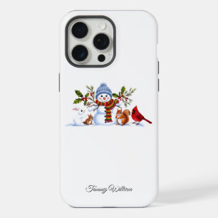 Cute Funny Humour Trendy Modern Merry Christmas iPhone 15 Pro Max Case