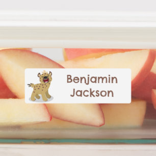 Cute funny hyena laughing cartoon personalised