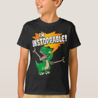 Cute & Funny I Am Unstoppable T-Rex Dinosaur Pun