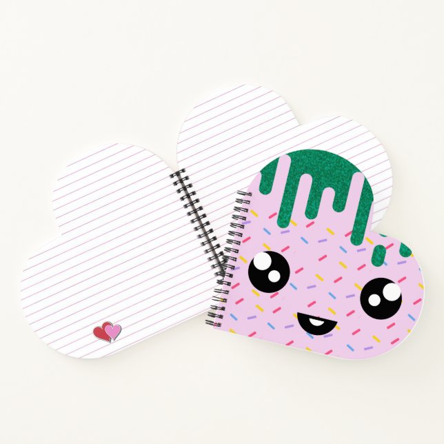 cute funny icecream notebook (Inside)
