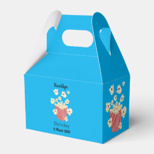 Cute funny jumping popcorn cartoon favour box