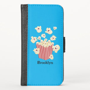 Cute funny jumping popcorn cartoon case