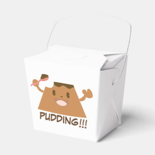 Cute Funny Kawaii Chocolate PUDDING!!!! Favour Box