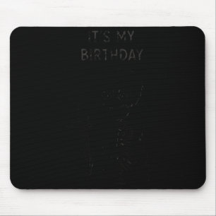 Cute Funny Kawaii Skeleton Birthday Skull Happy Wo Mouse Mat