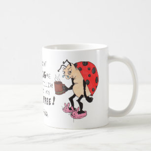 Cute Funny Ladybug coffee mug