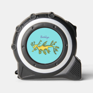 Cute funny leafy sea dragon cartoon illustration 1