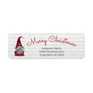 Cute Funny Merry Christmas Elf Personalised Gnome